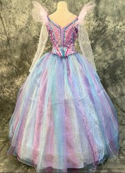 Customized Purple And Blue Women Witch Cosplay Halloween Dress Adult Princess Dresses Christmas Costume Customized Purple And Blue Women Witch Cosplay Halloween Dress Adult Princess Dresses Christmas Costume