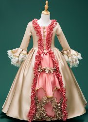 Girls Marie Antoinette 18th Century Dresses Kids Victorian Renaissance Theater Costume Girls Marie Antoinette 18th Century Dresses Kids Victorian Renaissance Theater Costume