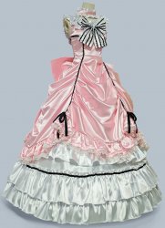 Women Vintage Pink 1880s 1890s Blue Pink Southern Belle Dress Sallon Girl Costume Women Vintage Pink 1880s 1890s Blue Pink Southern Belle Dress Sallon Girl Costume